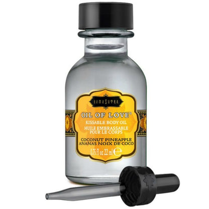KAMASUTRA - ÓLEO COMESTÍVEL COCO E ABACAXI 22 ML