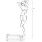 PASSION - WOMAN BS014 BODYSTOCK BRANCO TAMANHO ÚNICO