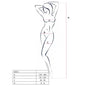 PASSION - WOMAN BS017 BODYSTOCKING PRETO TAMANHO ÚNICO