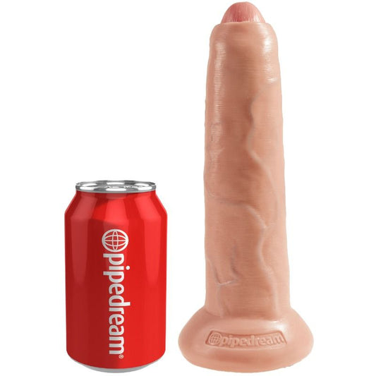 KING COCK - DILDO REALÍSTICO CARNE SEM CORTES 23 CM - Infernum Store