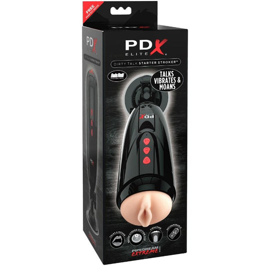 PDX ELITE - DIRTY TALK STARTER STROKER - Infernum Store