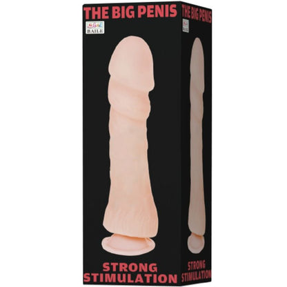 BAILE - DILDO REALISTA NATURAL DO PÊNIS GRANDE 23.5 CM - Infernum Store