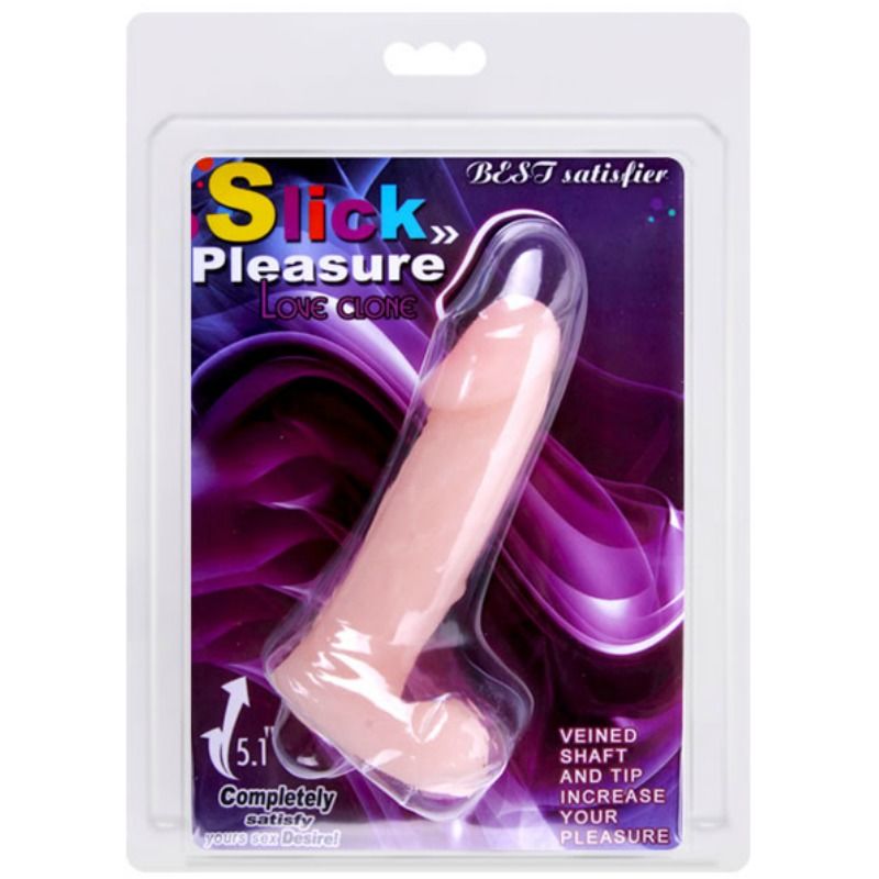 BAILE - VIBRADOR REALISTA DE PRAZER SLICK - Infernum Store