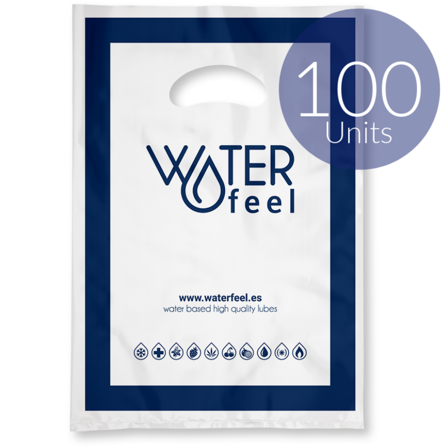 WATERFEEL - 100 PEQUENOS SACOS PLÁSTICOS 25 X 35 CM
