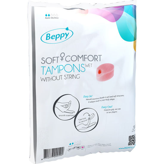 BEPPY - SOFT COMFORT TAMPONS WET 30 UNITS