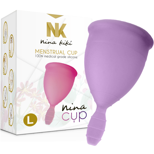 NINA KIKÍ - MENSTRUAL CUP PURPLE - SIZE L