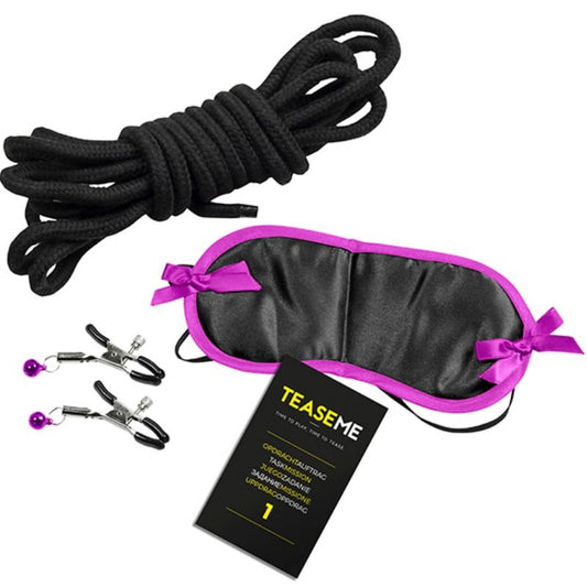 TEASE & PLEASE - CONJUNTO ERÓTICO TEASE ME - Infernum Store