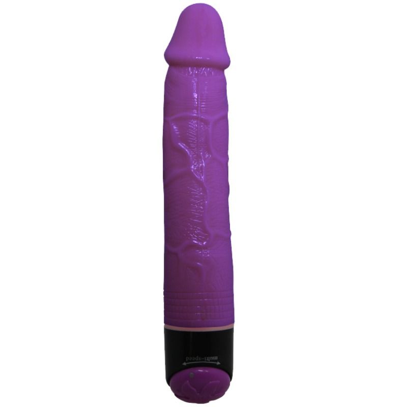 BAILE - COLORFUL SEX LILAC REALISTIC VIBRATOR 23 CM