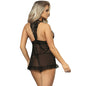 SUBBLIME - BABYDOLL OPEN BLACK S / M