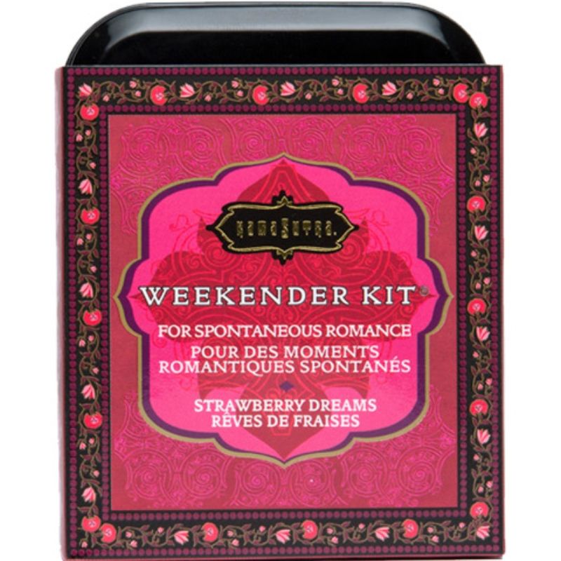 KAMASUTRA - WEEKENDER TIN KIT MORANGO SONHOS MORANGO - Infernum Store