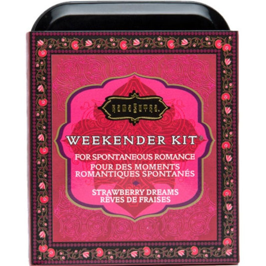 KAMASUTRA - WEEKENDER TIN KIT MORANGO SONHOS MORANGO - Infernum Store