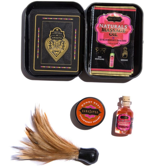 KAMASUTRA - WEEKENDER TIN KIT MORANGO SONHOS MORANGO - Infernum Store