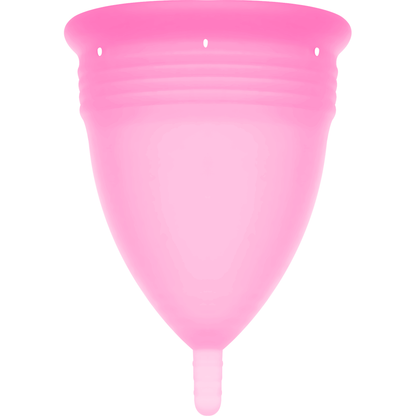 STERCUP - COPO MENSTRUAL DE SILICONE FDA ROSA - TAMANHO L