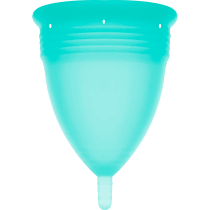 STERCUP - COPO MENSTRUAL DE SILICONE FDA AQUAMARINE - TAMANHO S