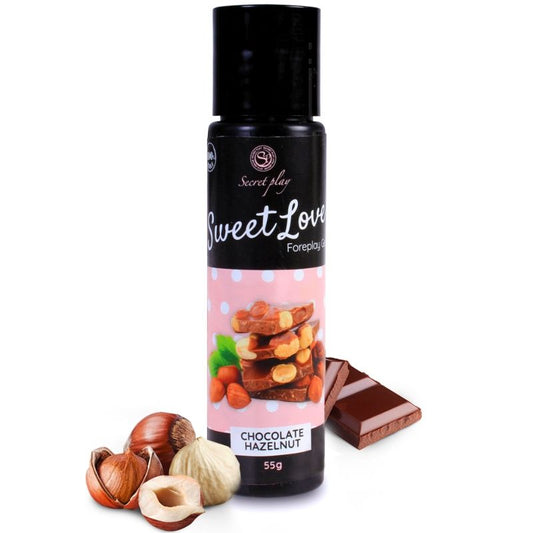 SECRETPLAY - GEL SWEET LOVE CHOCOLATE WITH HAZELNUT 60 ML