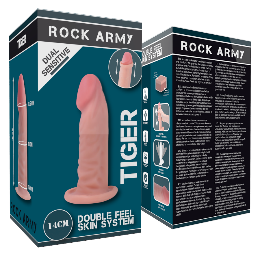 ROCKARMY - DUAL DENSITY TIGER 14 CM -O- 4.46 CM