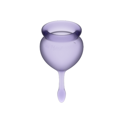 SATISFYER - FEEL GOOD COPO MENSTRUAL ROXO 15 + 20 ML