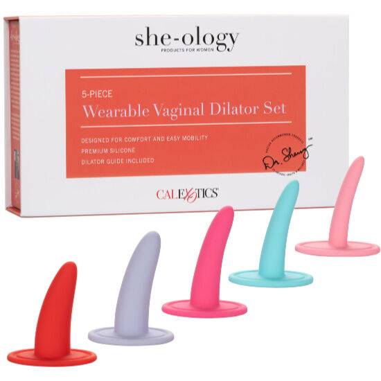 CALEXOTICS - KIT 5 PCS DILATADORES VAGINAIS OU ANAIS MULTICOLOR