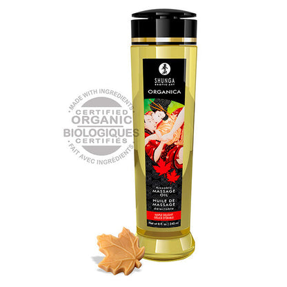 SHUNGA - ORGANIC MASSAGE OIL MAPLE DELIGHT 240 ML - Infernum Store