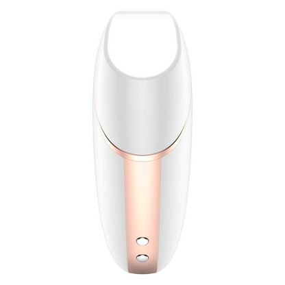 SATISFYER - ESTIMULADOR E VIBRADOR LOVE TRIANGLE BRANCO