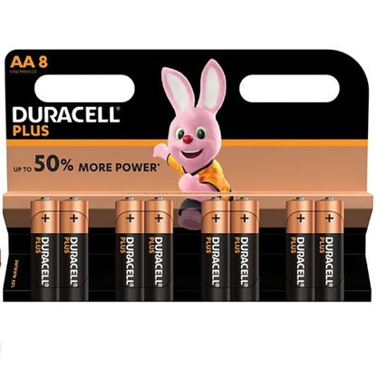 DURACELL - BATERIA PLUS POWER AA LR6 8UNIDADES