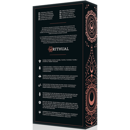 RITHUAL - KRIYA ESTIMULAODR RECARREGVEL G-POINT PRETO