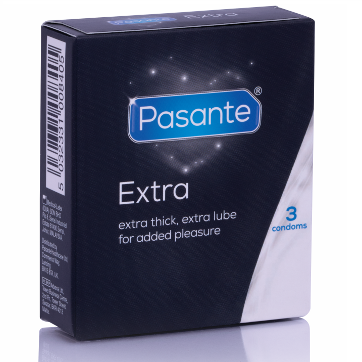 PASANTE - PRESERVATIVO EXTRA EXTRA GROSSO DE 3 UNIDADES