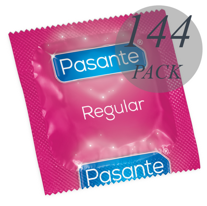 PASANTE - DE PRESERVATIVOS GAMA REGULAR 144 UNIDADES