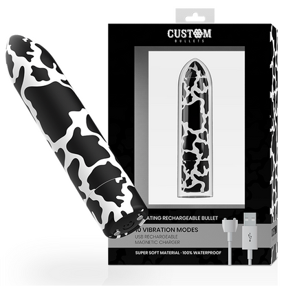 CUSTOM BULLETS - RECHARGEABLE COW MAGNETIC 10 INTENSITIES - Infernum Store