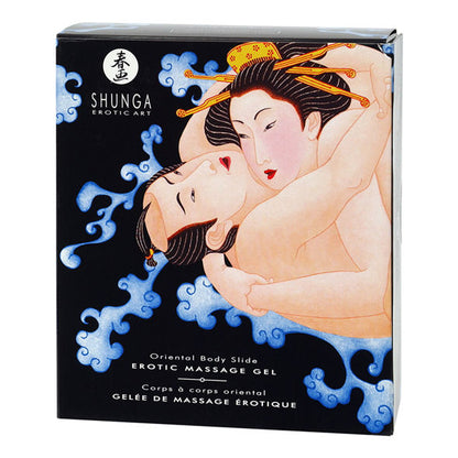 SHUNGA - GEL DE MASSAGEM ERÓTICA ORIENTAL CORPO A CORPO COM FRUTAS EXÓTICAS