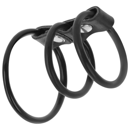 DARKNESS - SET OF 3 FLEXIBLE PENIS RINGS - Infernum Store