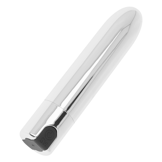 OHMAMA - SILVER VIBRATING BULLET 9.5 CM