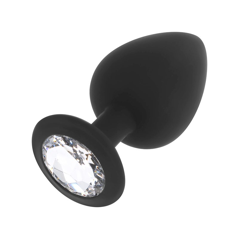 OHMAMA - PLUG ANAL DE SILICONE DIAMANTE TAMANHO S 7 CM