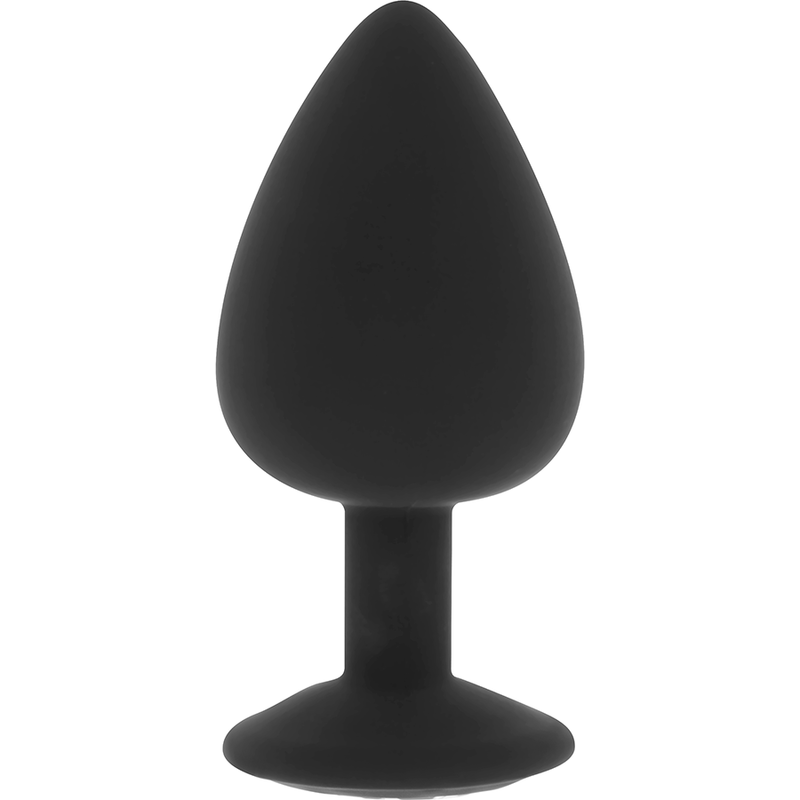 OHMAMA - PLUG ANAL DE SILICONE DIAMANTE TAMANHO M 8 CM