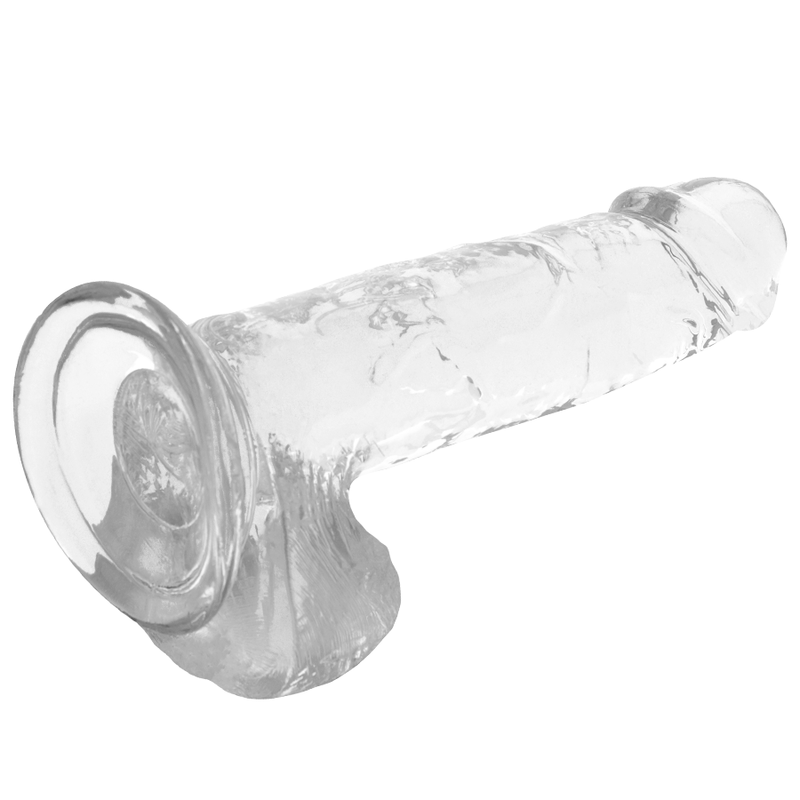 X RAY - ARNÊS + DILDO TRANSPARENTE COM BOLAS 20 CM -O- 4.5 CM