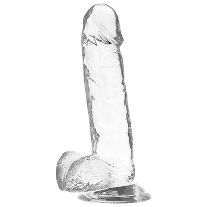 X RAY - ARNÊS + DILDO TRANSPARENTE COM BOLAS 20 CM -O- 4.5 CM