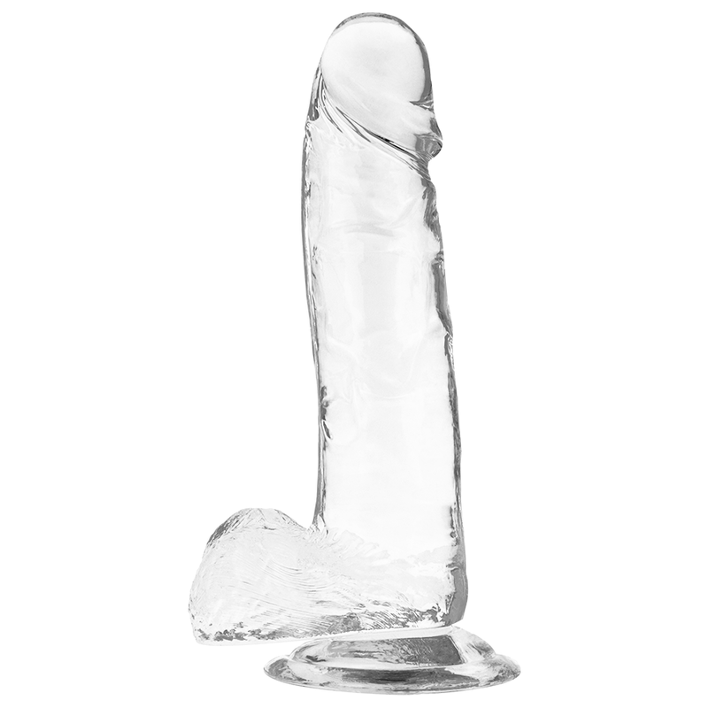 X RAY - ARNÊS + DILDO TRANSPARENTE COM BOLAS 20 CM -O- 4.5 CM