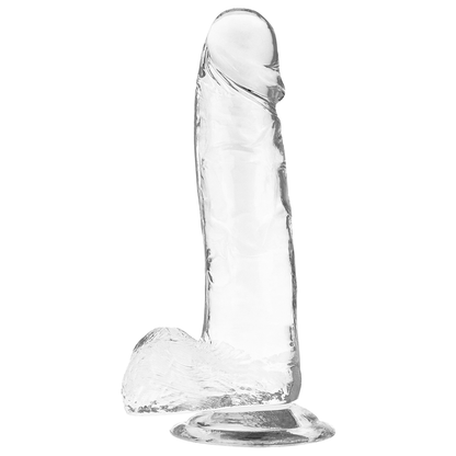 X RAY - ARNÊS + DILDO TRANSPARENTE COM BOLAS 20 CM -O- 4.5 CM