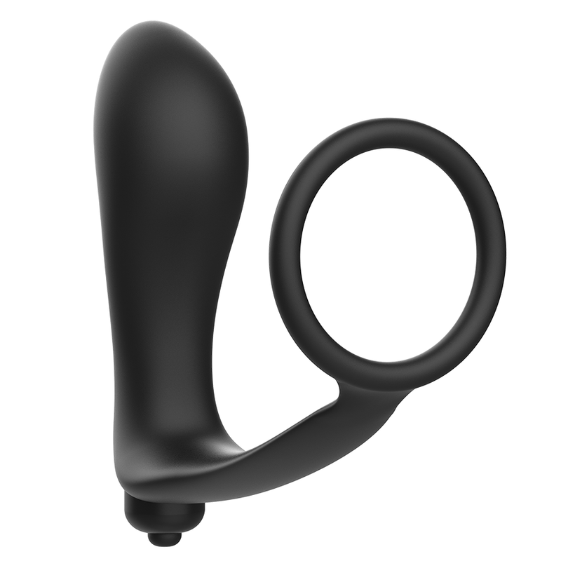 ADDICTED TOYS - PLUG ANAL VIBRATÓRIO COM ANEL PARA PÊNIS