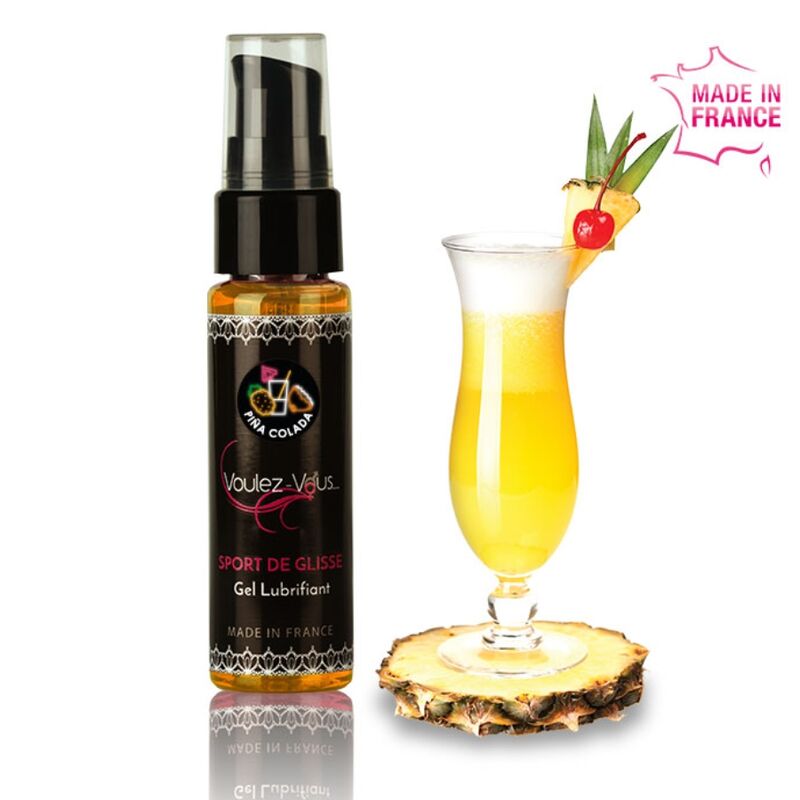 VOULEZ-VOUS - WATER-BASED LUBRICANT - PIÑA COLADA - 35 ML