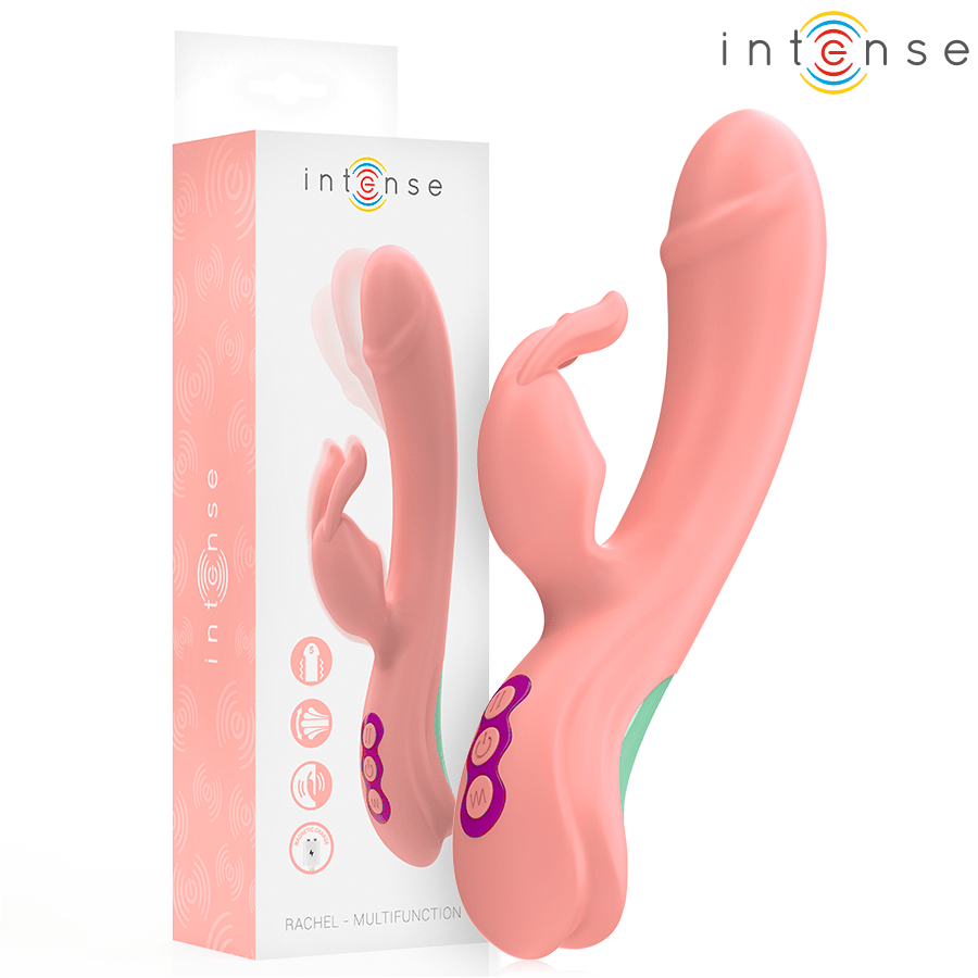 INTENSE - RACHEL RABBIT VIBRATOR 5 VIBRATIONS PINK - Infernum Store