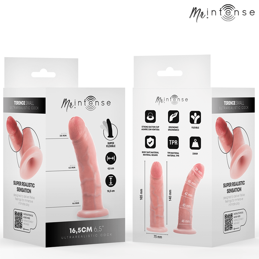 MR INTENSE - PEQUENO DILDO TERENCE 16,5 CM - Ø - 4,6 CM - Infernum Store