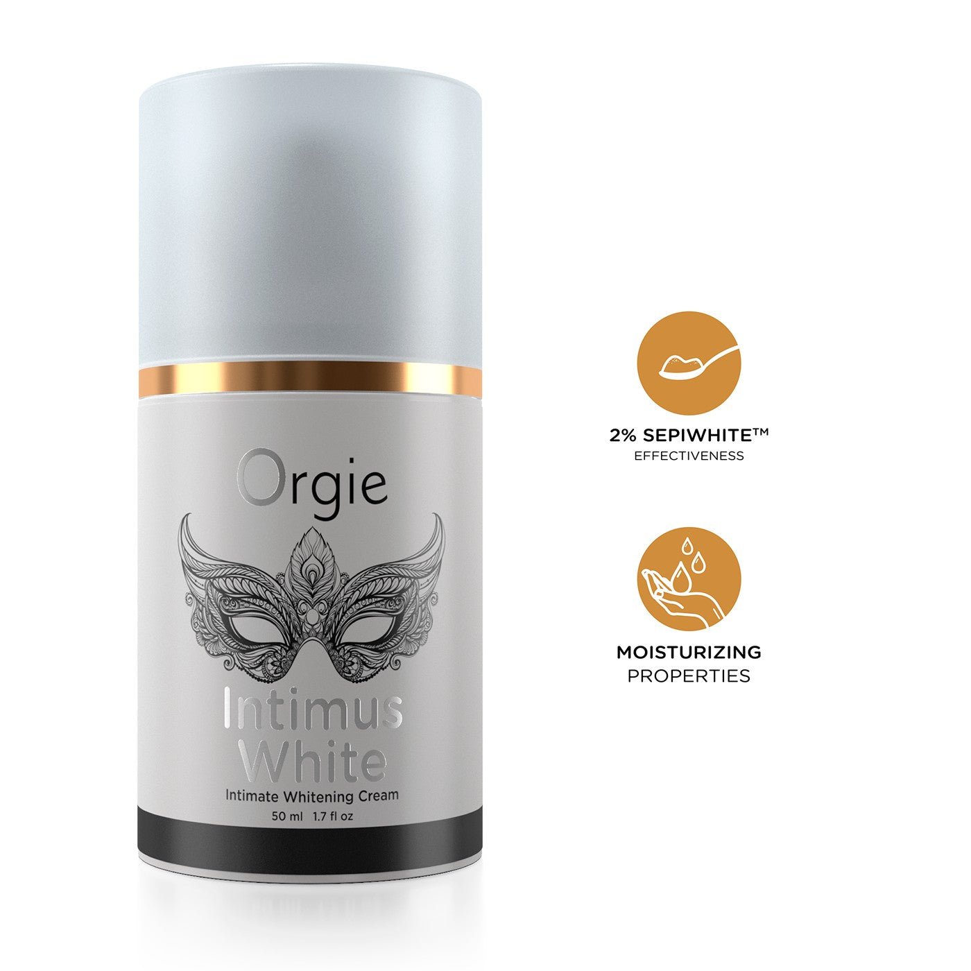 ORGIE INTIMUS WHITE INTIMATE LIGHTENING CREAM 50ML - Infernum Store