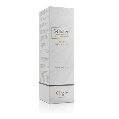 ORGIE SENSFEEL HAIR AND BODY LOTION 10 IN 1 WITH PHEROMONES FOR WOMAN 100ML - Infernum Store