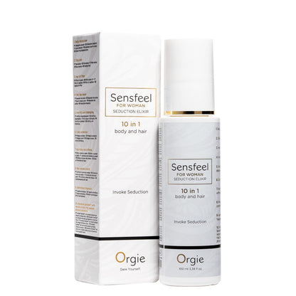 ORGIE SENSFEEL HAIR AND BODY LOTION 10 IN 1 WITH PHEROMONES FOR WOMAN 100ML - Infernum Store
