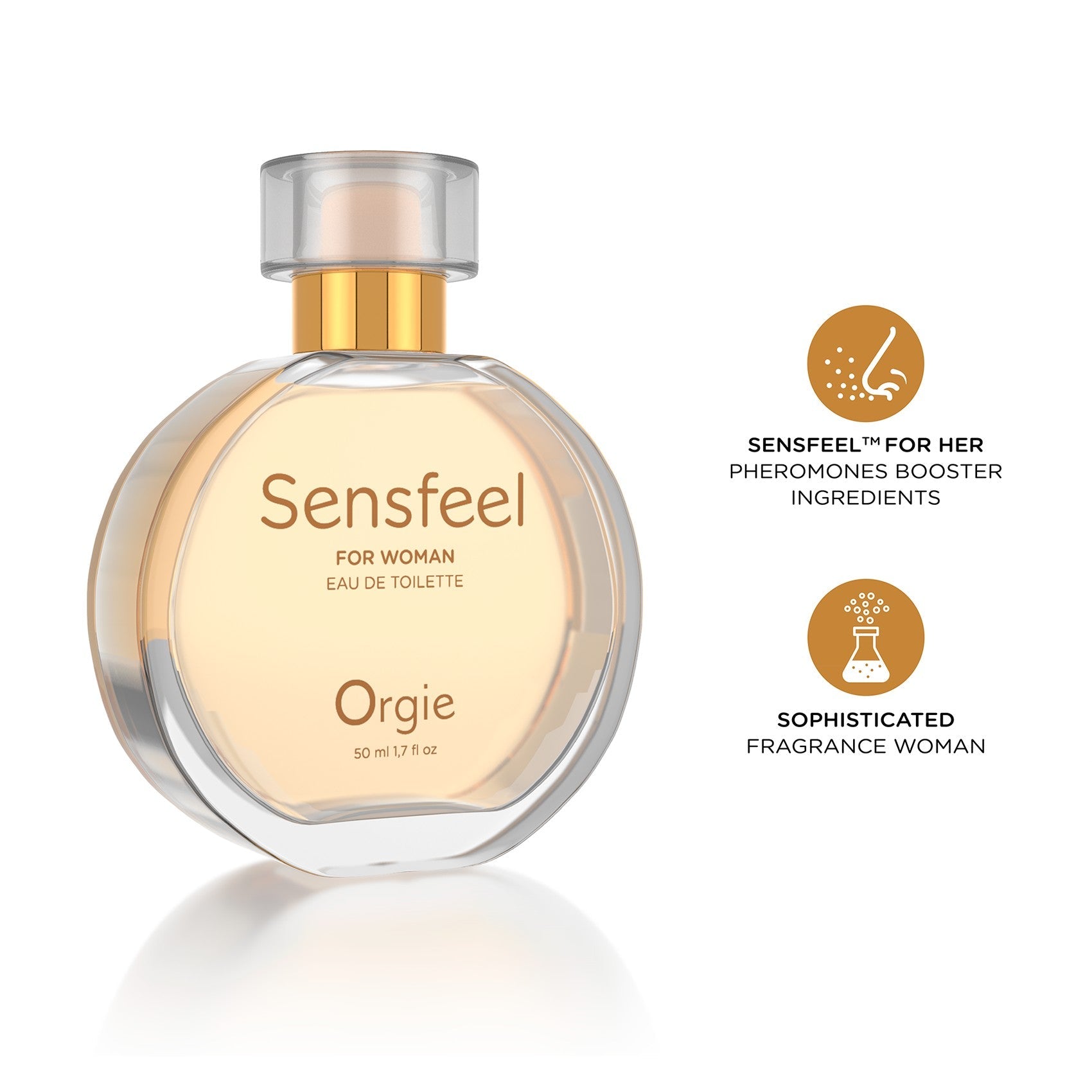 ORGIE SENSFEEL PHEROMONES PERFUME FOR WOMAN 50ML - Infernum Store
