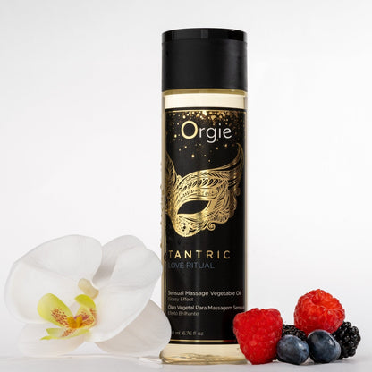 ORGIE TANTRIC LOVE RITUAL - SHINING EFFECT MASSAGE OIL 200ML - Infernum Store