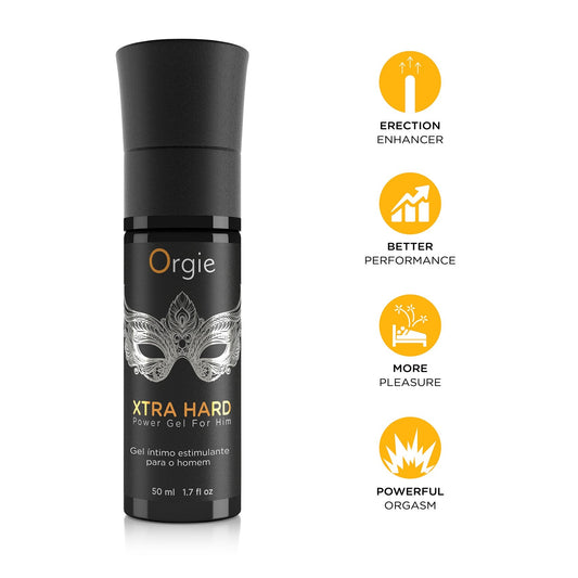 ORGIE XTRA HARD POWER STIMULATING GEL FOR MEN 30ML - Infernum Store