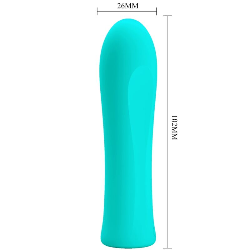 PRETTY LOVE - ALFREDA SUPER POWER VIBRATOR AQUA GREEN - Infernum Store