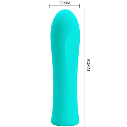 PRETTY LOVE - ALFREDA SUPER POWER VIBRATOR AQUA GREEN - Infernum Store